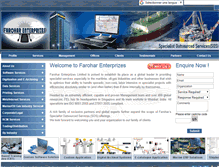 Tablet Screenshot of faroharltd.com